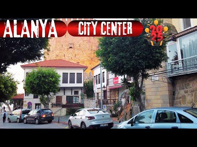 ALANYA CITY CENTER 2025 JANUARY 01 ! ALANYA MARINA ! ANTALYA TURKEY TRAVEL TURKEY HOLIDAY 4K