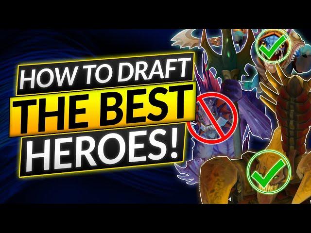 Simple Tips to WIN IN THE DRAFT - Team Falcons vs Heroic Meta Analysis - Dota 2 Guide