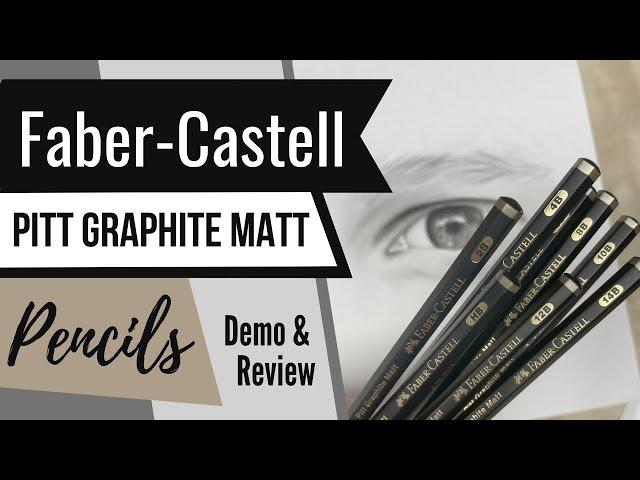 Faber-Castell Pitt Graphite Matt pencils | DEMO & REVIEW