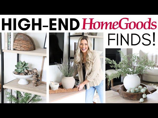 HIGH-END HOMEGOODS FINDS || HOMEGOODS AND TJ MAXX SHOP WITH ME AND HAUL ||   HOME DECORATING IDEAS