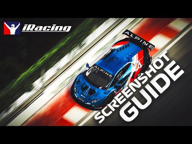 How to Make AMAZING Screenshots in iRacing