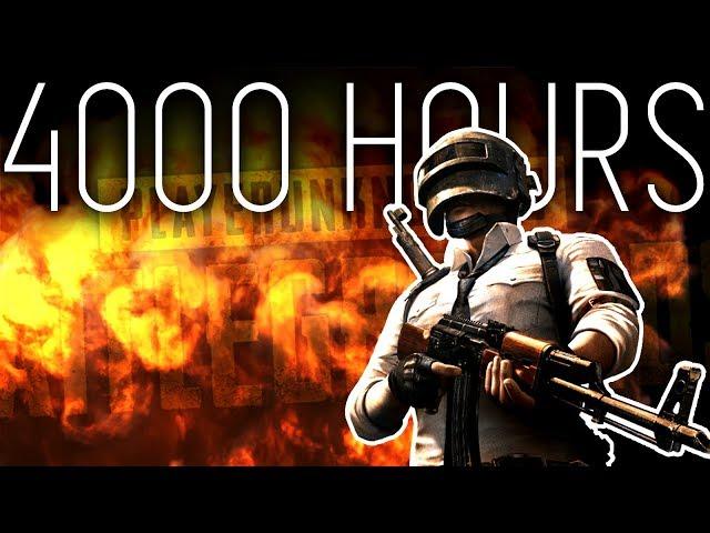 What 4000 HOURS OF PUBG looks like...