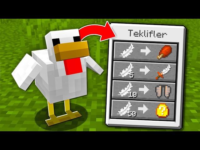 Minecraft ama MOBLARLA TAKAS YAPABİLİYORUM!