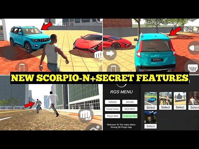 New Scorpio-n Cheat Code in Indian Bike Driving 3D | New Update Secret Features | Harsh in Game