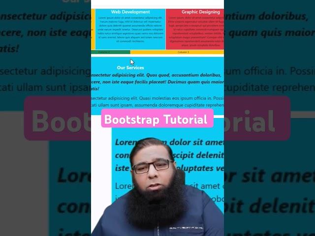 Bootstrap #bootstrap #webdevelopment #fullstackwebdevelopmen #html #css #js #fyp #shahidnaeem