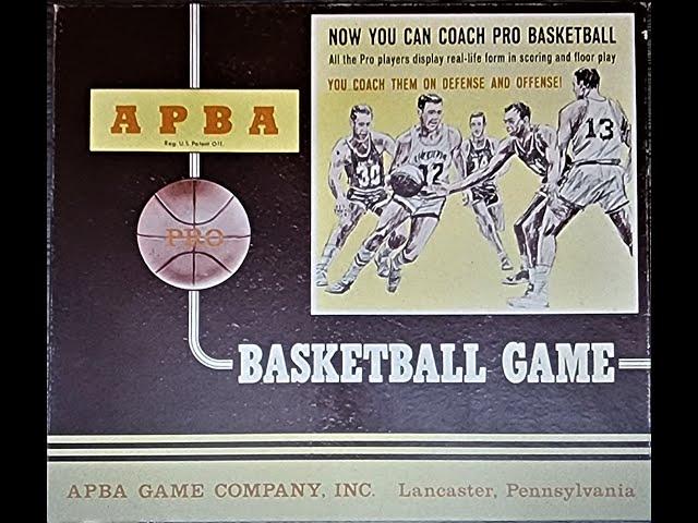 Tabletop Hoops  "Boxed Games" Series: Part II (APBA Basketball)