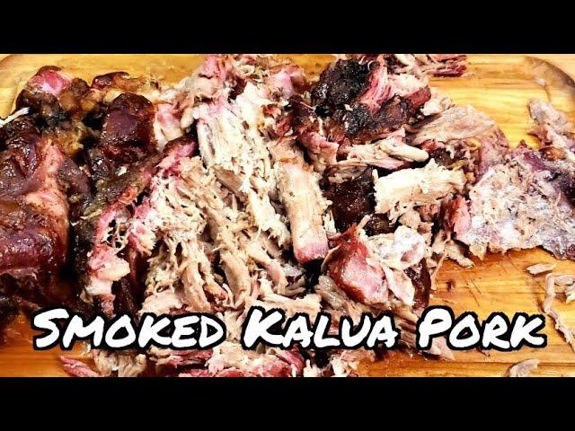 Smoked Kalua Pork smoked on my Camp Chef ZG Pellet Smoker.