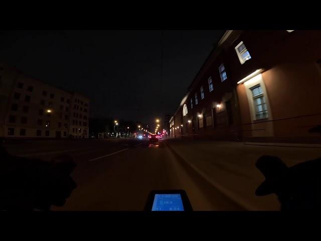 Bike Ride through Moscow | evening Live Stream Bicycle Commute | 2025-02-07 #gopro