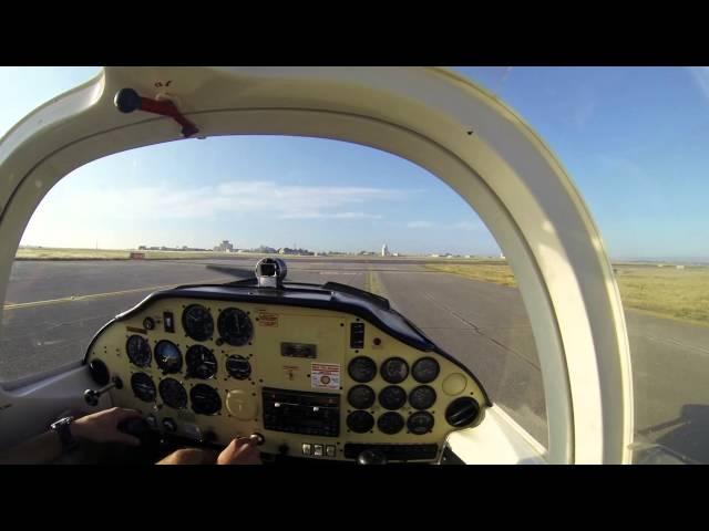 Tecnam P2002JF Startup and Takeoff . . .