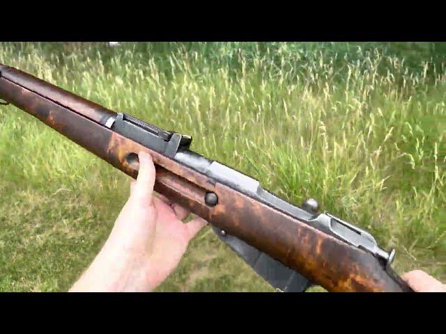 Finnish M39 Mosin POV firing