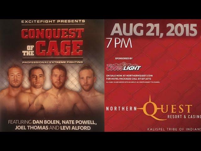 Conquest of the Cage AUG 21, 2015 (FULL EVENT)