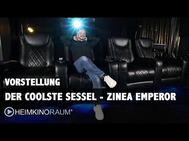 Coole und bequeme Kino Sessel - Der Zinea Emperor Kino Sessel