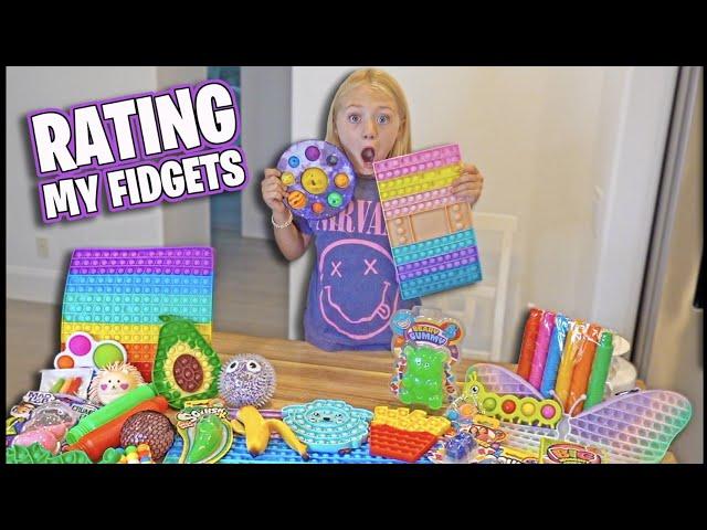 EVERLEIGH RATES HER WORLD'S RAREST FIDGET TOYS!!!