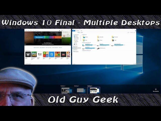 Windows 10 - Multiple Desktops in Task View