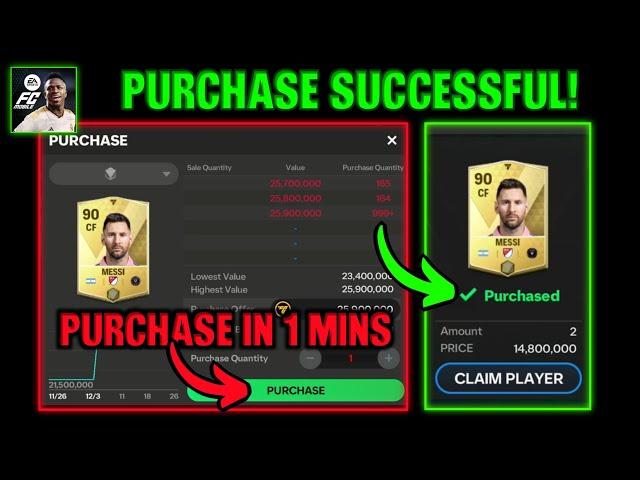 How To Get or Buy Messi on FC Mobile 24 | Fix Taking Long Time To Purchase | Mr. Believer