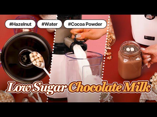 #4 Low Sugar Hazelnut Chocolate Milk Recipe I Kuvings Hands-Free Slow Juicer AUTO10