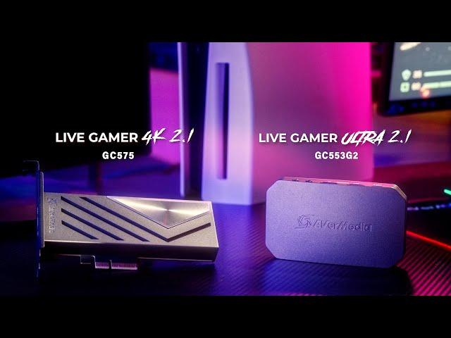 HDMI 2.1 Capture Cards: Introducing Live Gamer ULTRA 2.1 & Live Gamer 4K 2.1