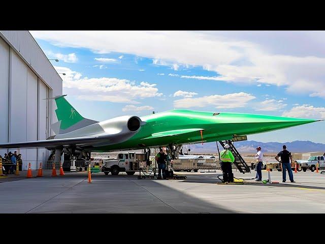 NASA Finally Unveiled 'Quiet' X-59 Supersonic Aircraft