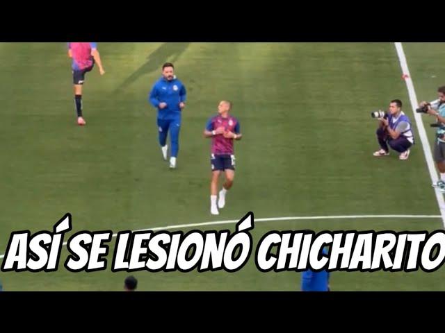 MOMENTO EXACTO DE LA LESIÓN DE CHICHARITO ️‍🩹 | CHIVAS VS GALAXY | #futbol #chivas