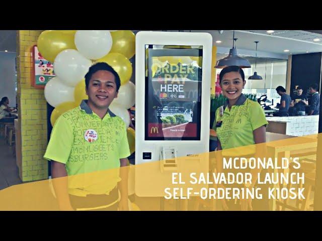 McDonald's El Salvador launch Self-Ordering Kiosk