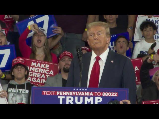 RAW VIDEO: Donald Trump speaks in Reading, Pennsylvania campaign event