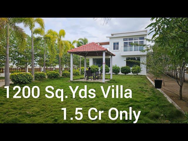 1200 Sq.yards Duplex Villa For Sale In Gated community Hyderabad