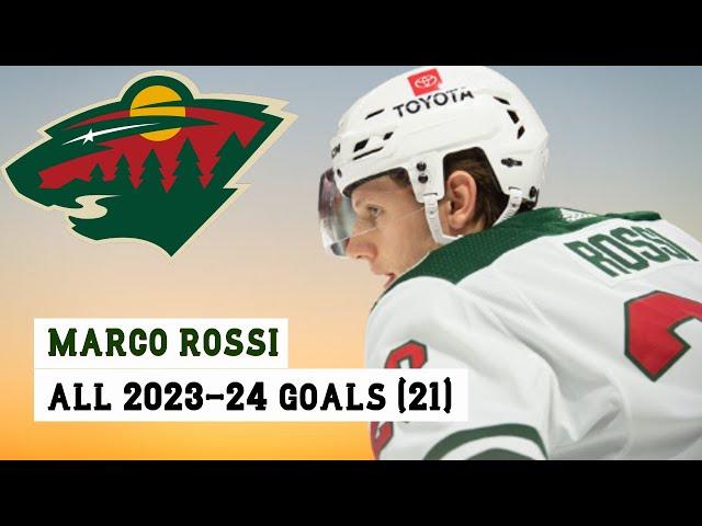 Marco Rossi (#23) All 21 Goals of the 2023-24 NHL Season