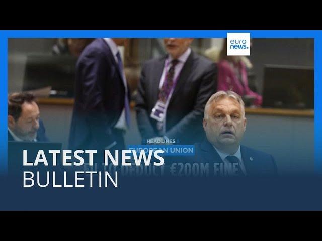 Latest news bulletin | September 18th – Evening