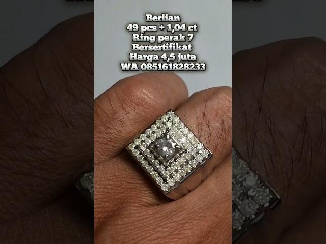 Batu mulia Berlian Eropa layak dikoleksi #Berlian #diamond #batupermata #cincin #perhiasan