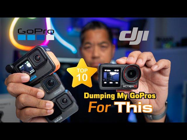 Top 10 // Why I'm Dumping All my GoPro Heros for the DJI Action 5 Pro