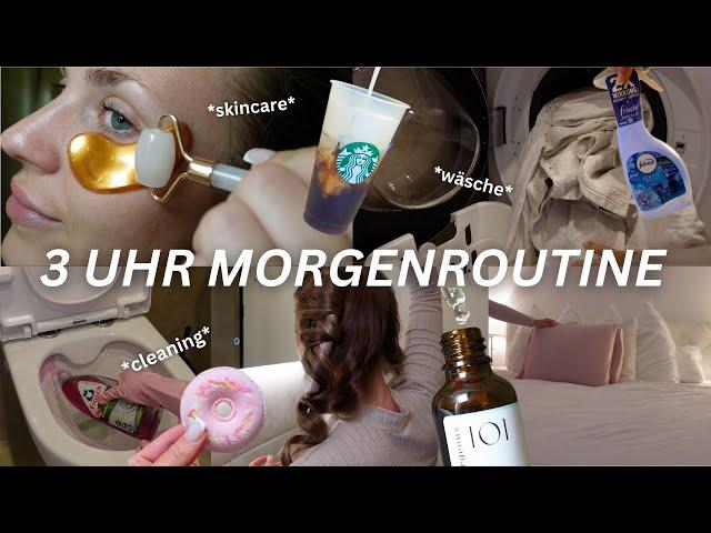 3 UHR MORGENROUTINE | self-care ‍️ & cleaning 