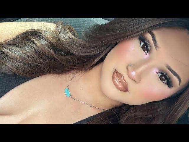 Get ready with me | Full Glam Makeup 🫧