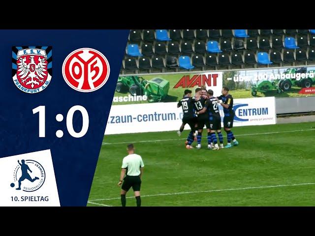 Dritter Sieg in Folge | FSV Frankfurt - 1. FSV Mainz 05 II | 10. Spieltag RLSW