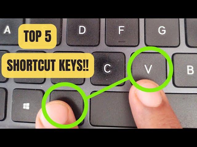 Top 5 Amazing and Useful Shortcut Keys [2024] | Shortcut Keys For Windows 11/10