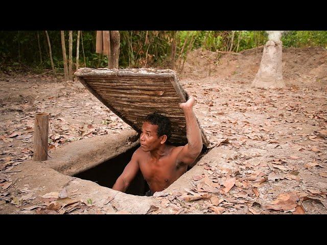 Building The Most Ancient Secret Underground House & Swimming Pool