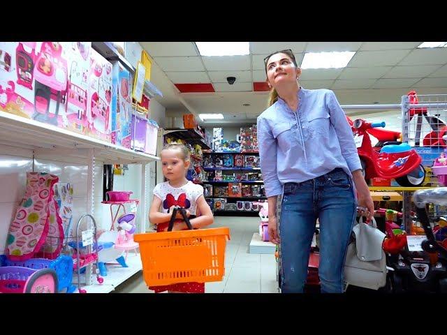 NastyaPlay and Mom doing Shopping in Toy Store