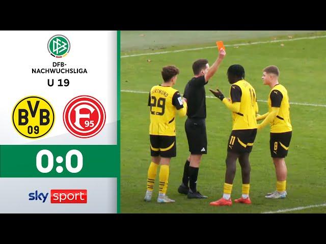 Harter Fight und 3 Rote Karten! | Borussia Dortmund - Fortuna Düsseldorf | U19-DFB-NACHWUCHSLIGA