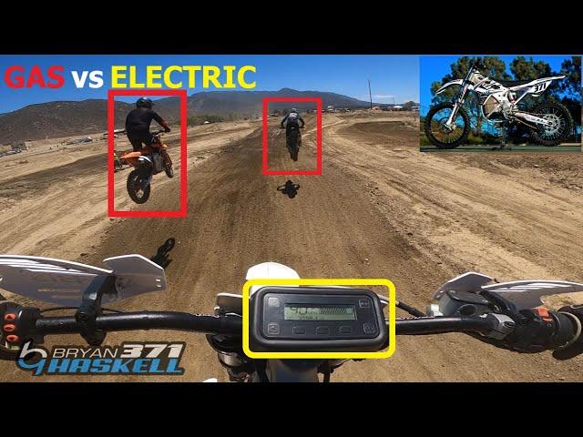 How many gas bikes can I pass on my electric dirtbike?