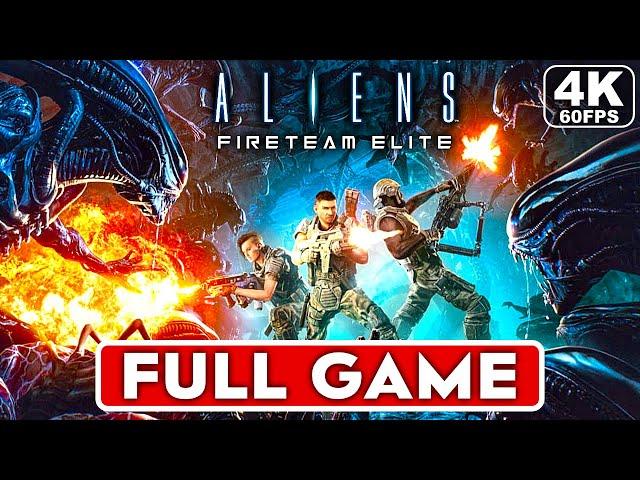 ALIENS FIRETEAM ELITE Gameplay Walkthrough Part 1 FULL GAME [4K 60FPS PC] - No Commentary