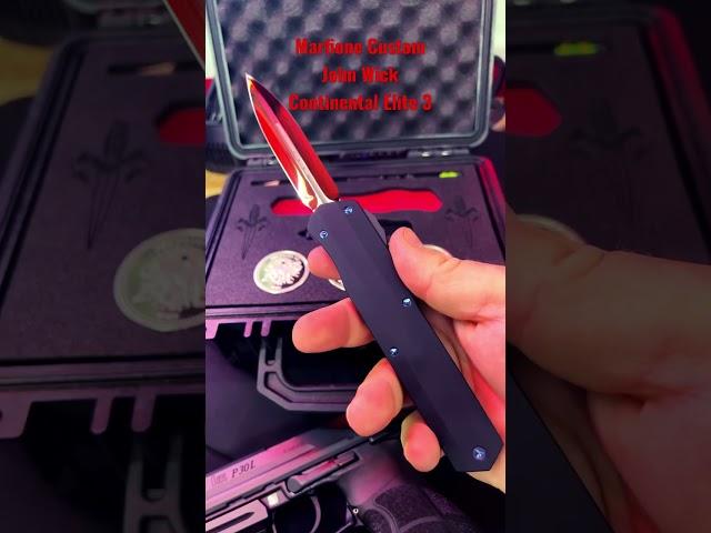 Microtech John Wick Marfione Custom Continental Elite 3 #johnwick #MarfioneCustom #Knives #Microtech