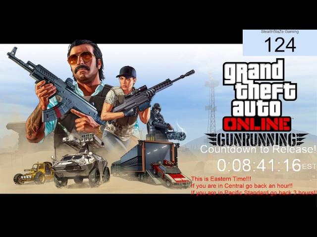 GTA Online: Gunrunning Release Countdown