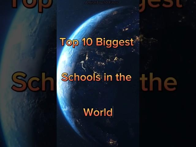 Top 10 Biggest University in the World #shorts #school #shortsfeed