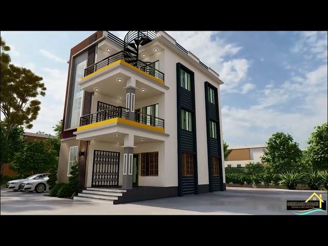 Nepali Home Design 2.5 Storey