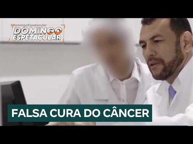 Dentista finge ser médico e vende falsa cura do câncer