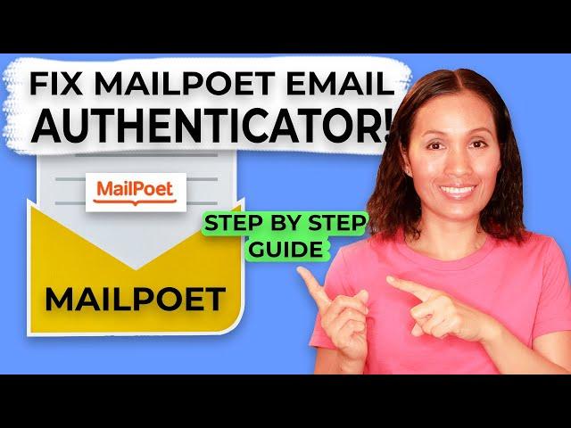 How to Fix MailPoet Email Authentication Error with Your Custom Domain | Easy WordPress Guide