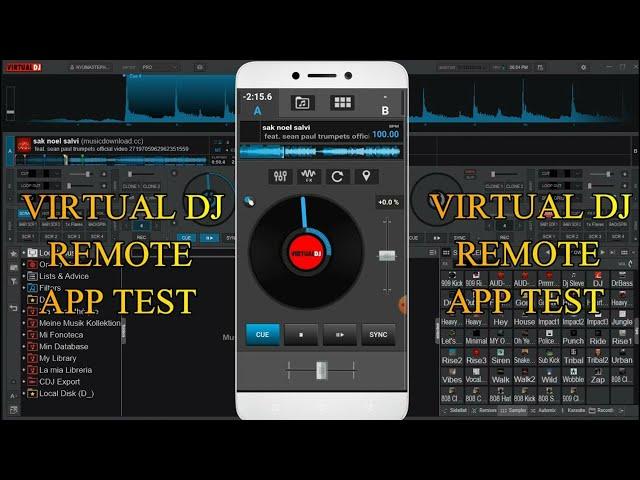 VIRTUAL DJ REMOTE APP TEST #shorts