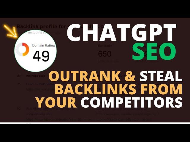 Outranking Competitors 2023: Link Building and Content Creation Secrets #chatgpt