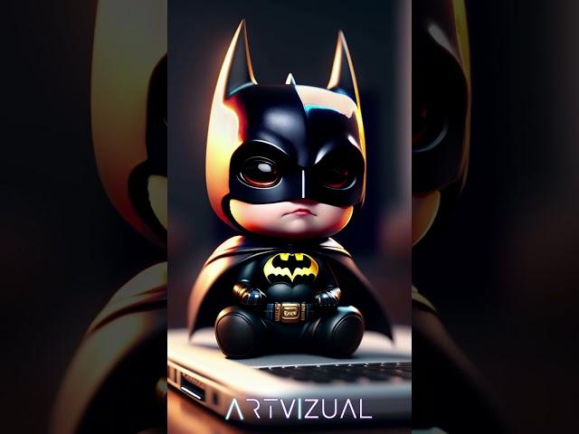 AI Turn Batman into Funko Pop Art