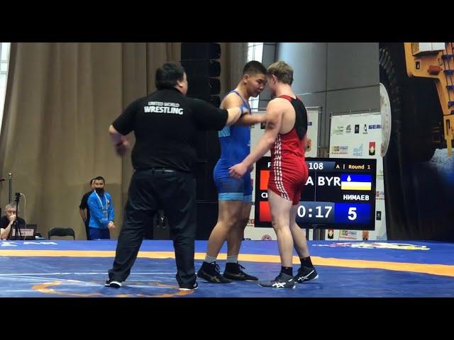 Wrestler's hysteria and Disqualification! Sittsev - Nimaev