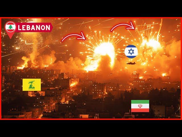 BREAKING! Hezbollah's Drone Rain Begun! Israeli Jets Made History by Stopping 2000 Missiles at Once!